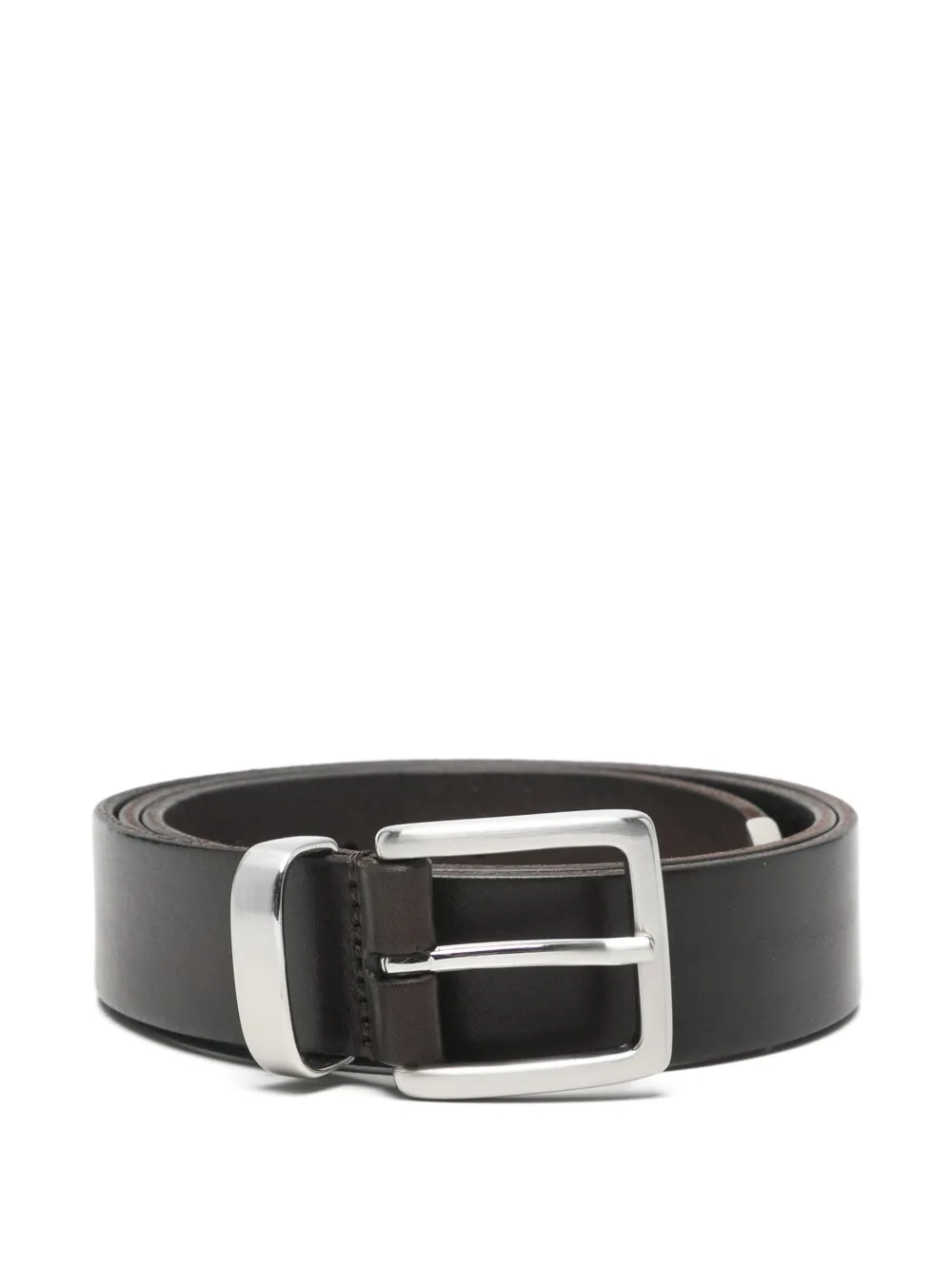 Anderson's buckle-fastening leather belt - Marrone