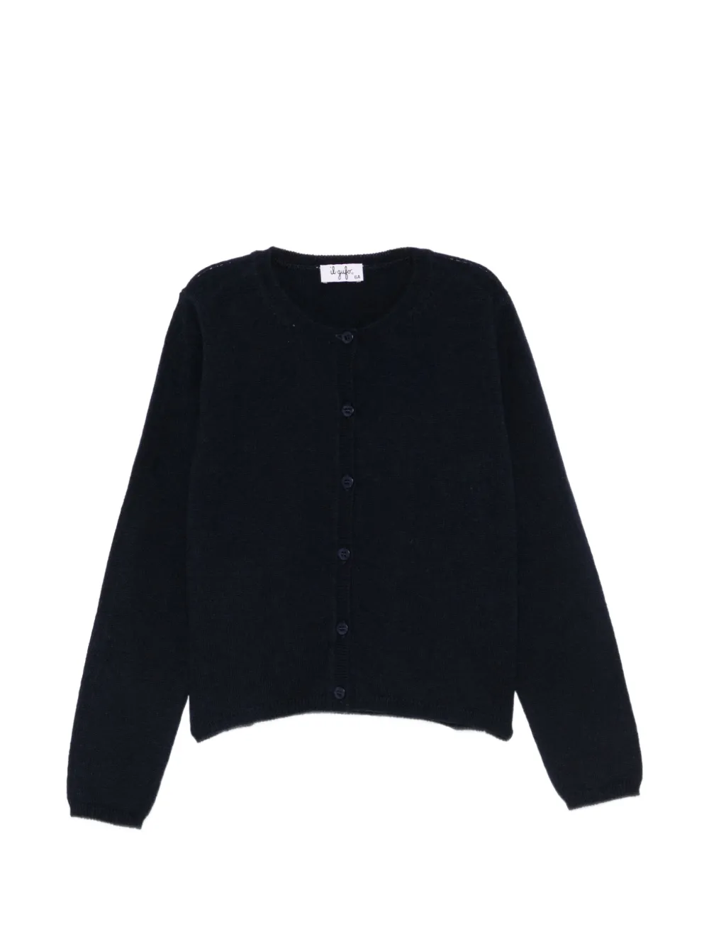 Il Gufo button-up wool cardigan Blauw