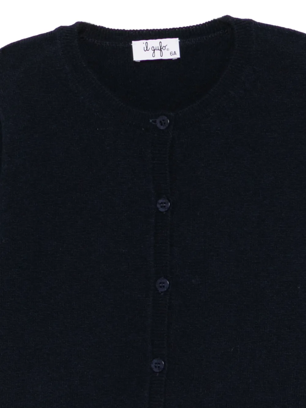 Il Gufo button-up wool cardigan Blauw