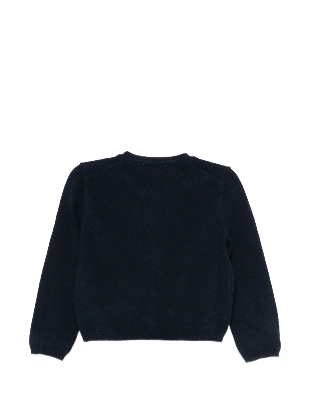 Il Gufo button-fastening wool cardigan Blauw