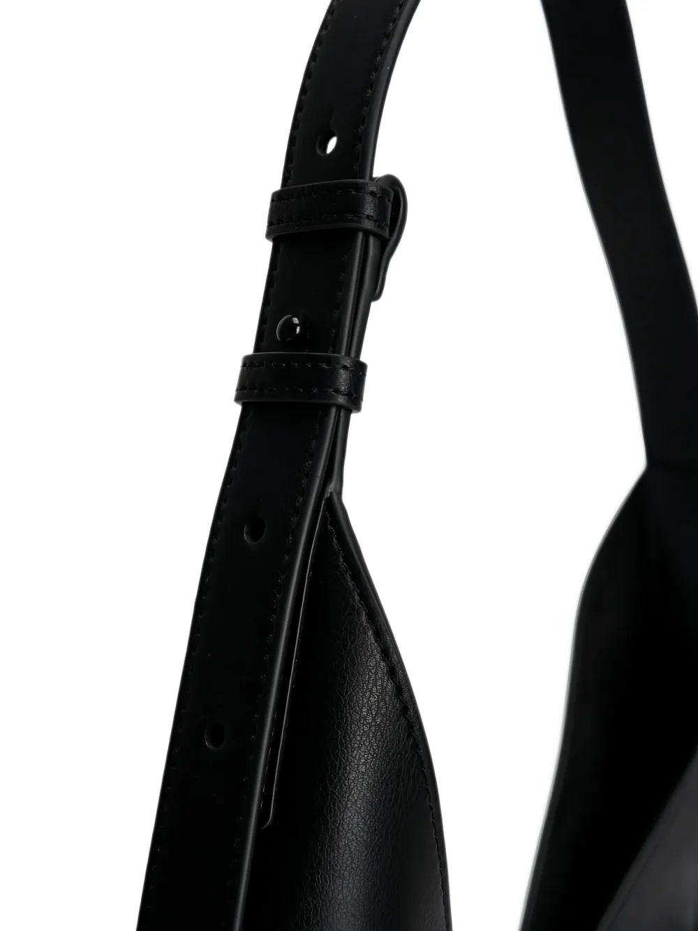 Elisabetta Franchi logo-plaque shoulder bag Zwart