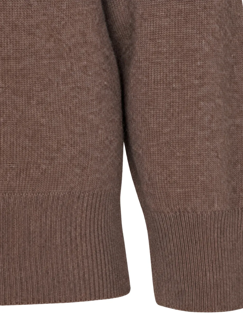 Altea long-sleeved wool hoodie Bruin