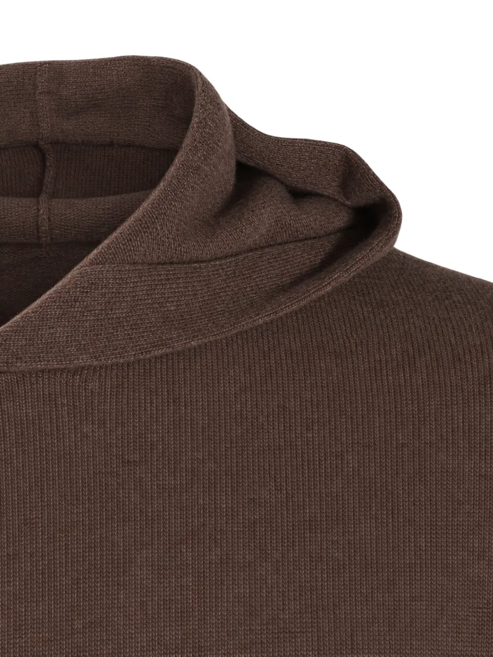 Altea long-sleeved wool hoodie Bruin