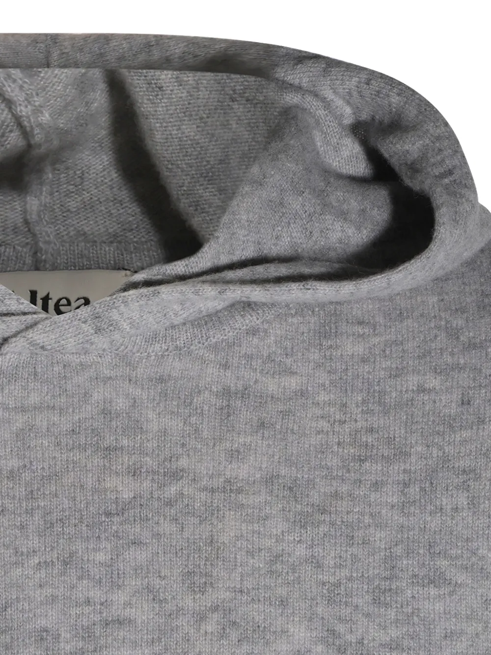 Altea fine-knit hoodie Grijs
