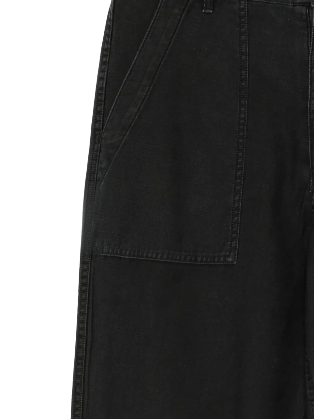 Nili Lotan patch-pocket straight-leg jeans Zwart