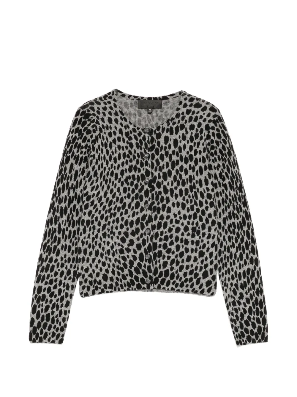 Nili Lotan leopard-print cardigan Grijs