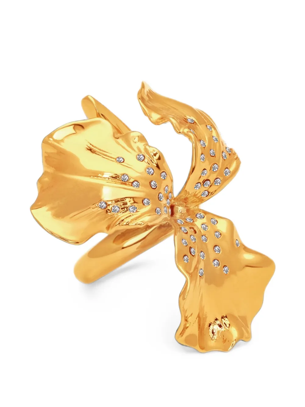 Oscar de la Renta Anello Iris Flower - Oro