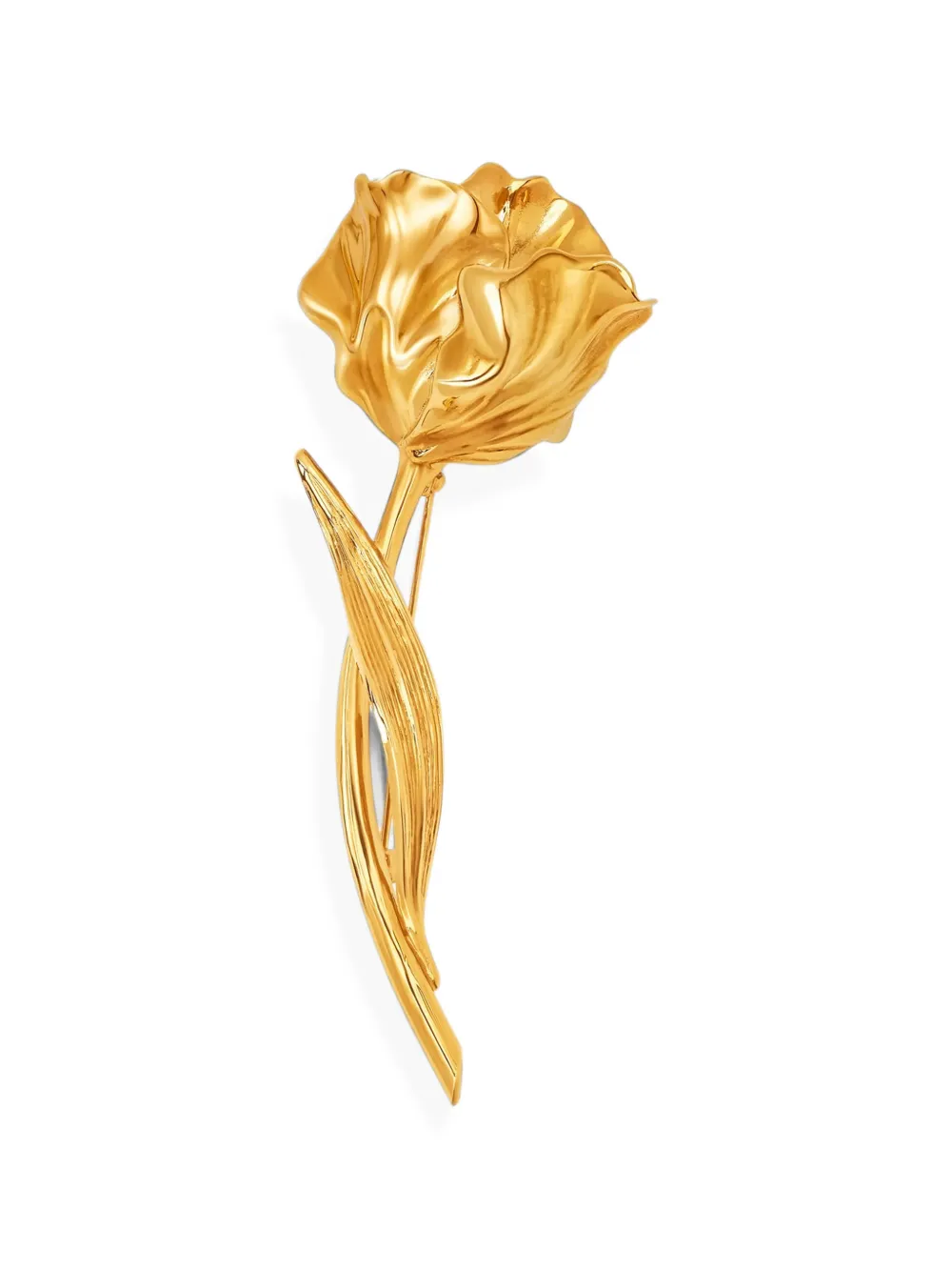 Oscar de la Renta Iris Bud brooch - Gold