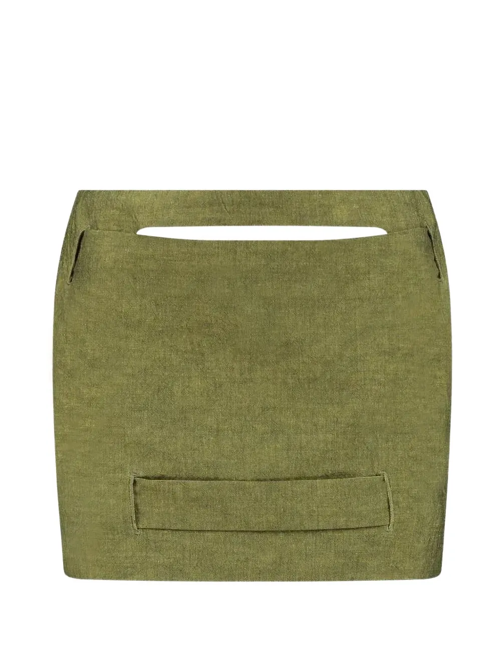 GAUGE81 Valka cut-out panelled mini skirt - Vert GAUGE81 Valka cut-out panelled mini skirt - Vert