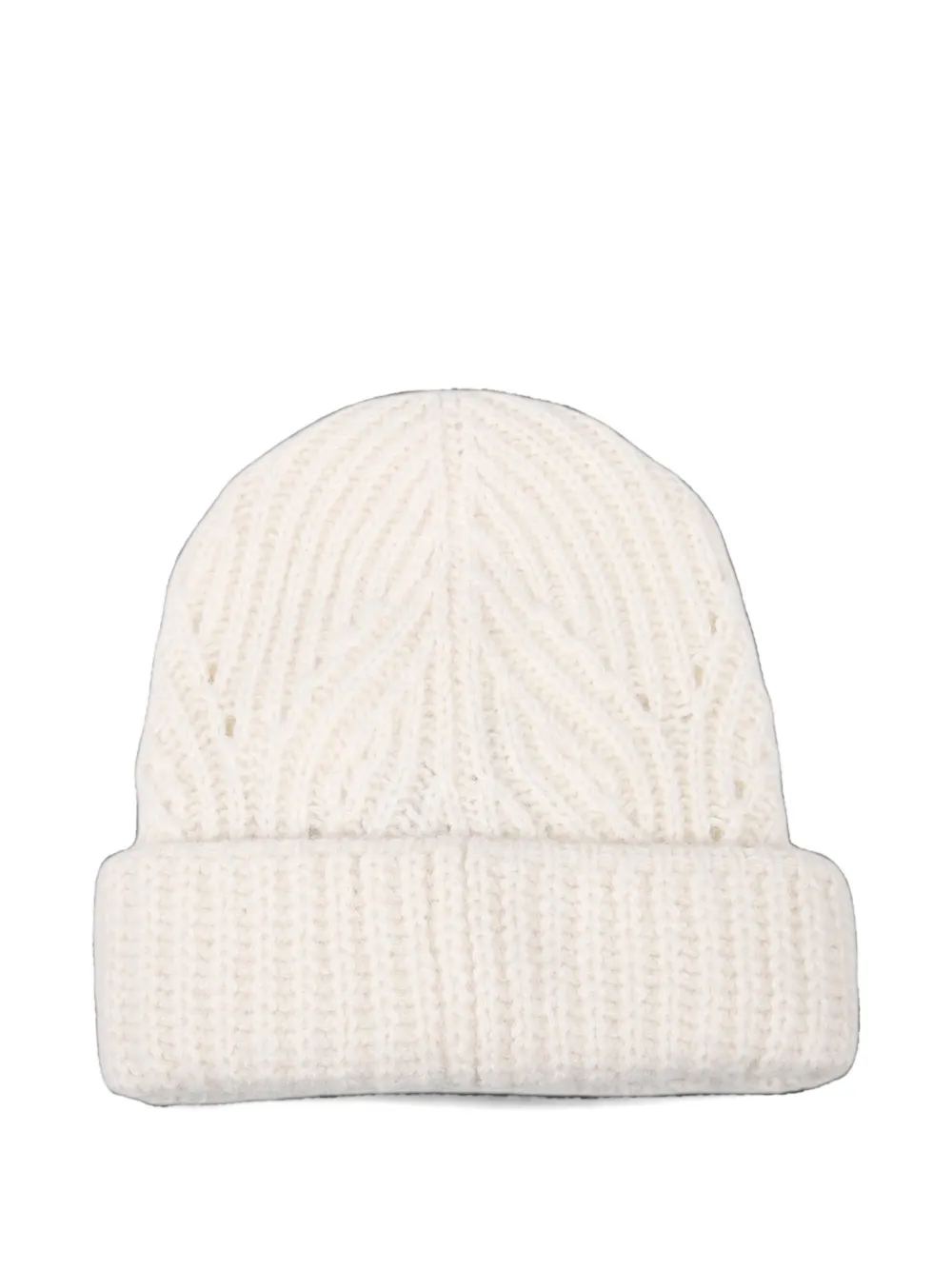 Moncler alpaca & wool blend beanie Wit