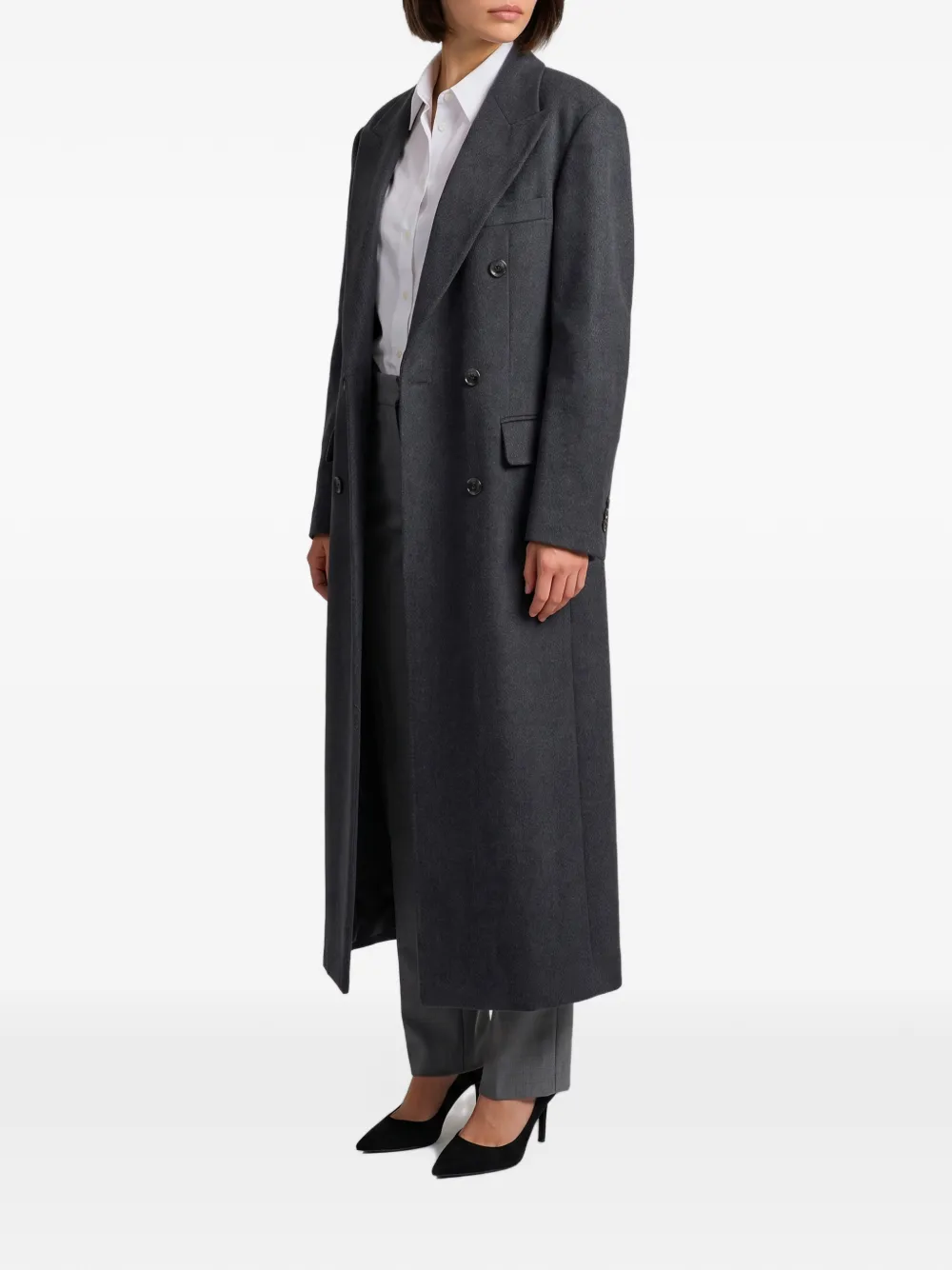 Tagliatore Caitlyn double-breasted coat Grijs
