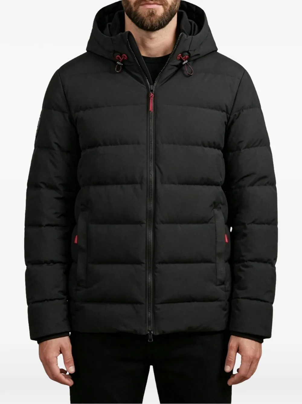 RUDSAK Kenneth quilted puffer jacket - Schwarz