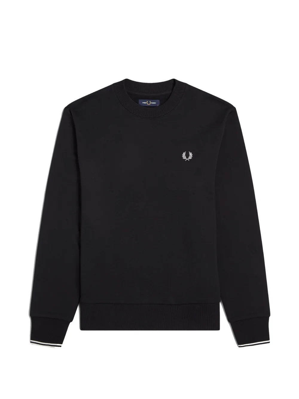 Fred Perry Laurel Wreath-embroidered sweatshirt - Nero