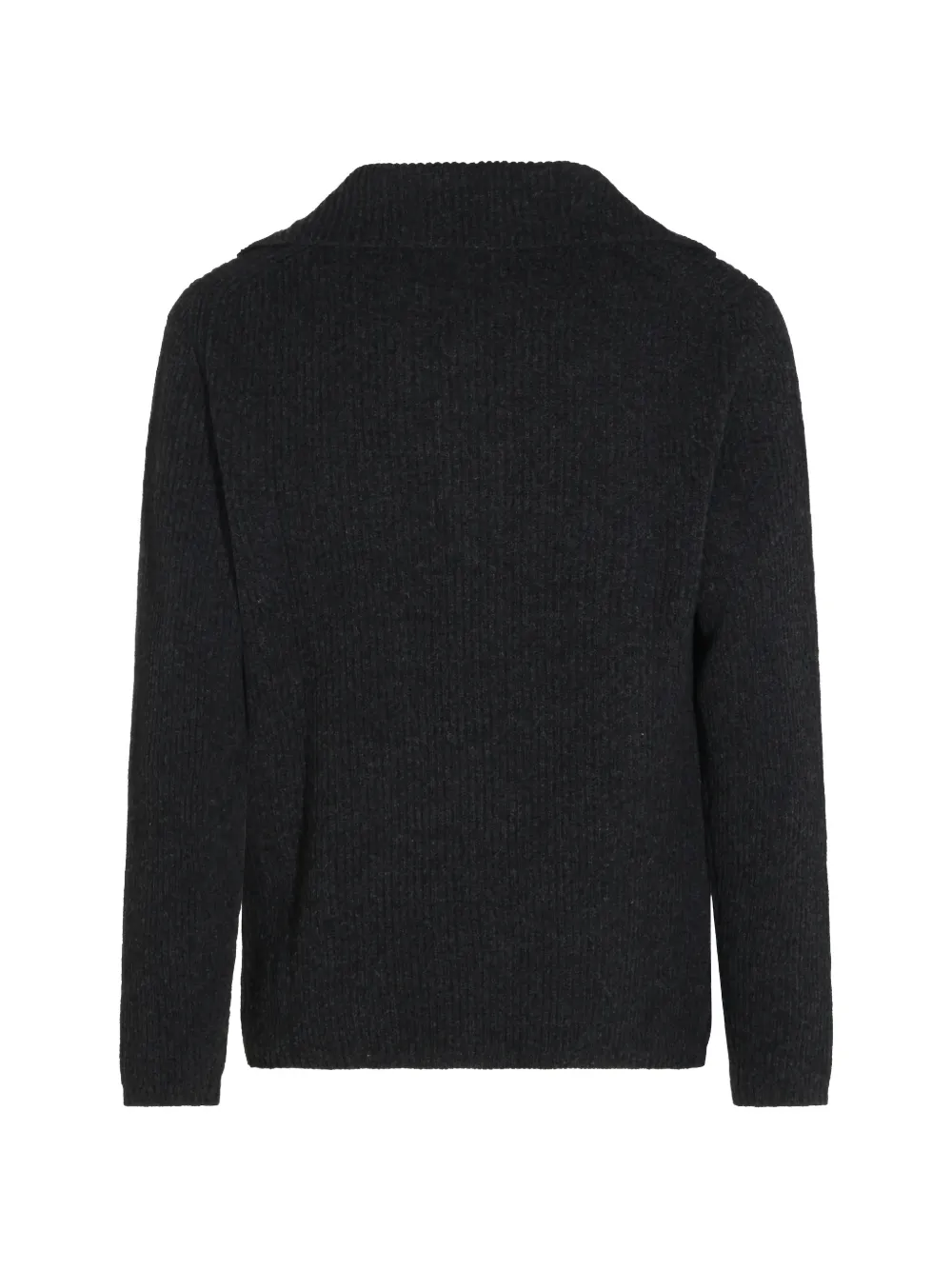 Altea ribbed-knit notched-lapel cardigan Grijs