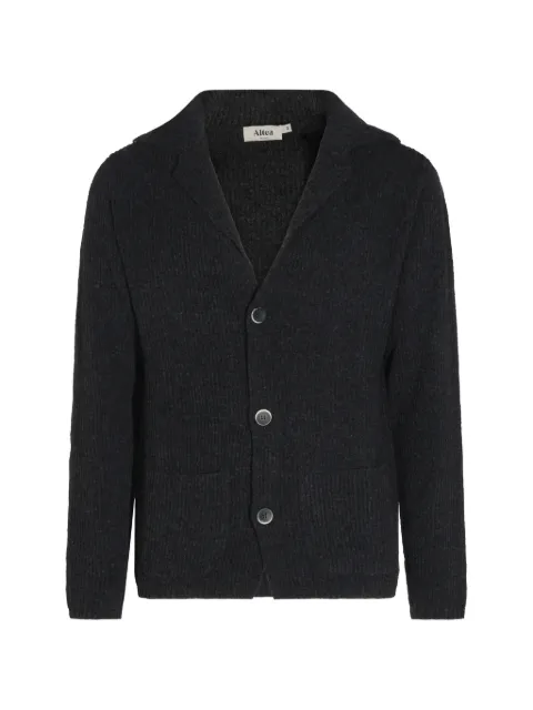 Altea ribbed-knit notched-lapel cardigan