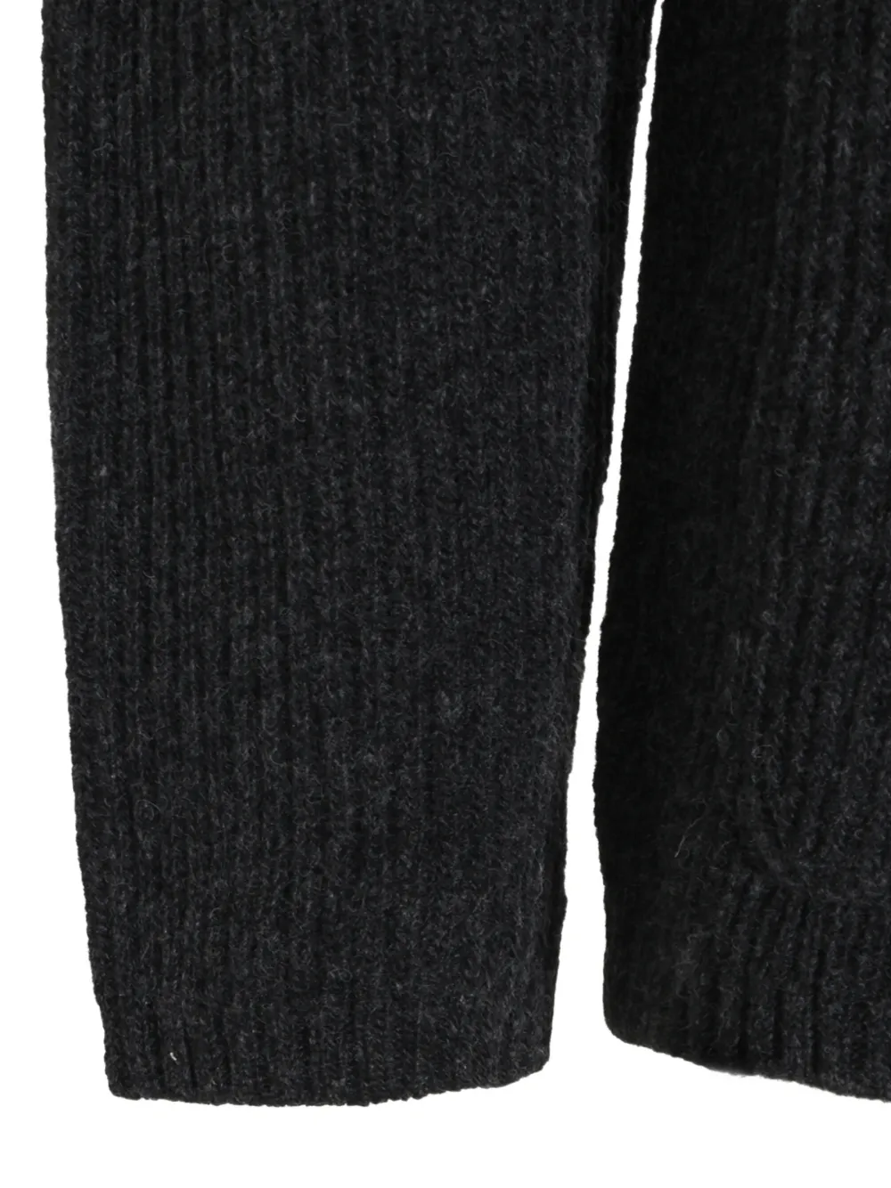 Altea ribbed-knit notched-lapel cardigan Grijs