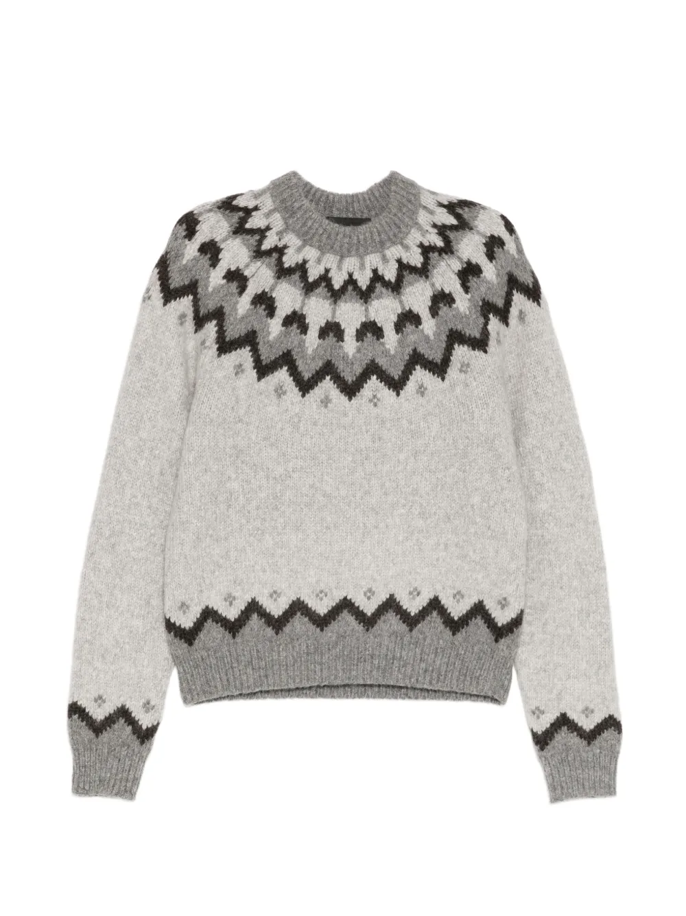 Nili Lotan Fair Isle sweater - Grigio