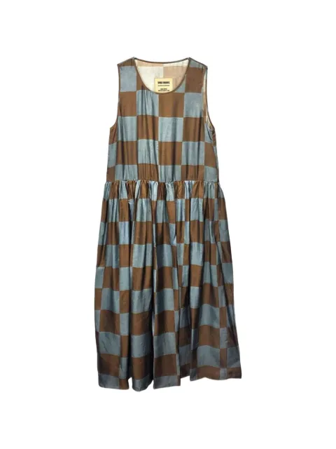 Uma Wang Ardal checkered dress