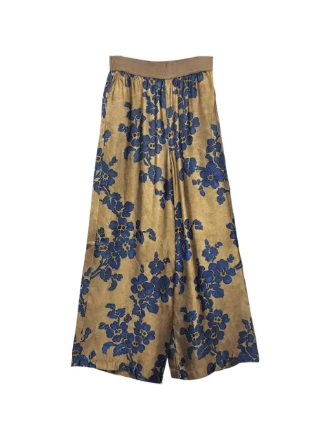 Uma Wang Pansy floral-print trousers