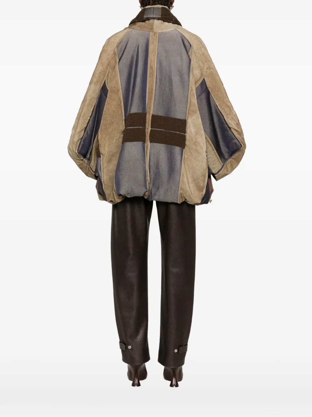Uma Wang striped panelled jacket Bruin
