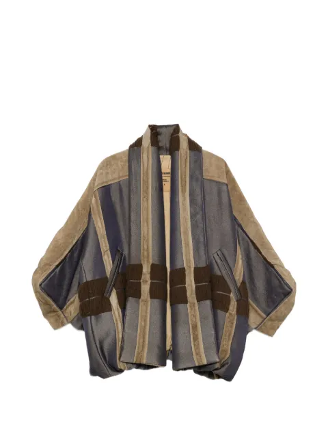 Uma Wang striped panelled jacket