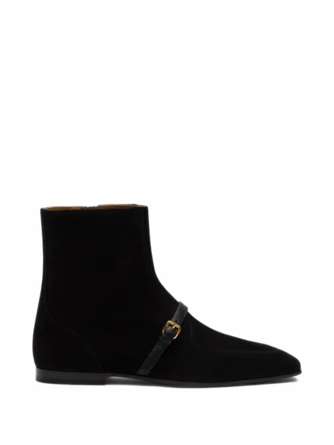 Church's Suzanne buckle-strap suede ankle boots