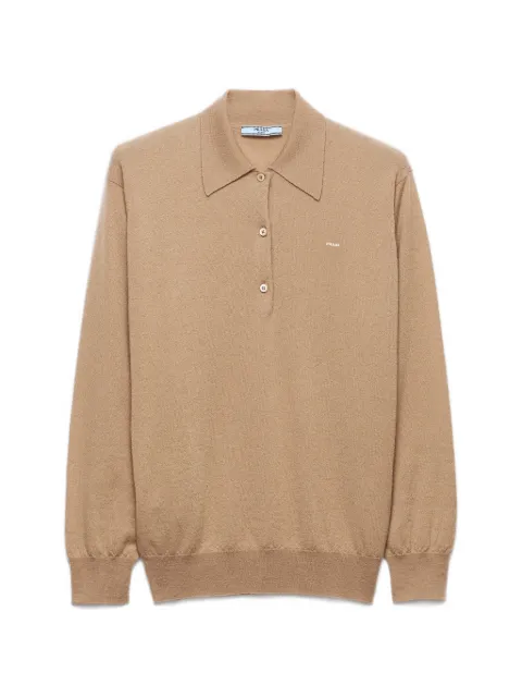 Prada cashmere polo sweater