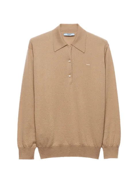 Prada cashmere polo sweater