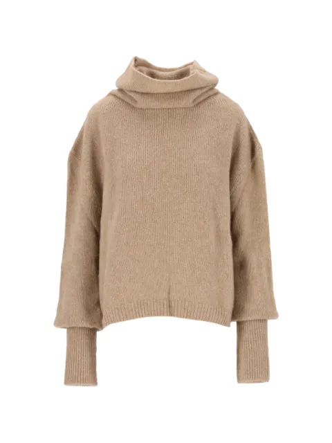 Dusan mock-neck kimono-sleeve sweater