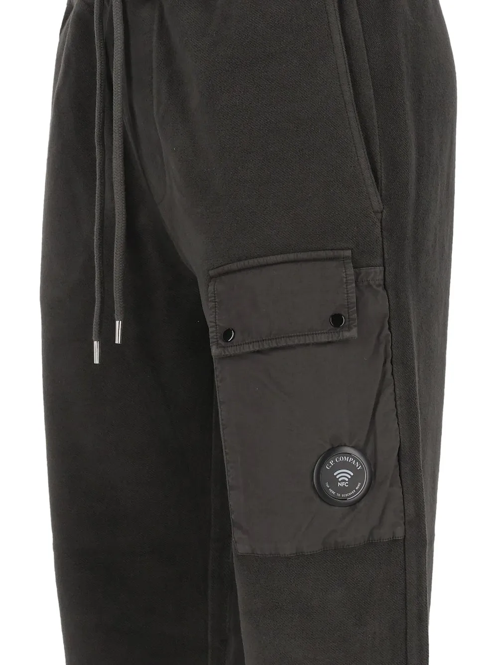 C.P. Company fleece cargo pants Zwart
