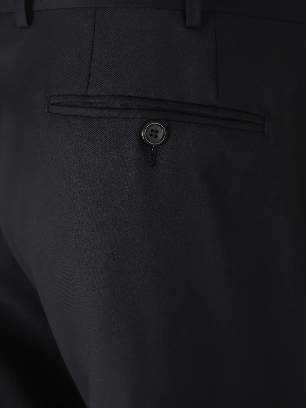 Canali wool trousers Zwart