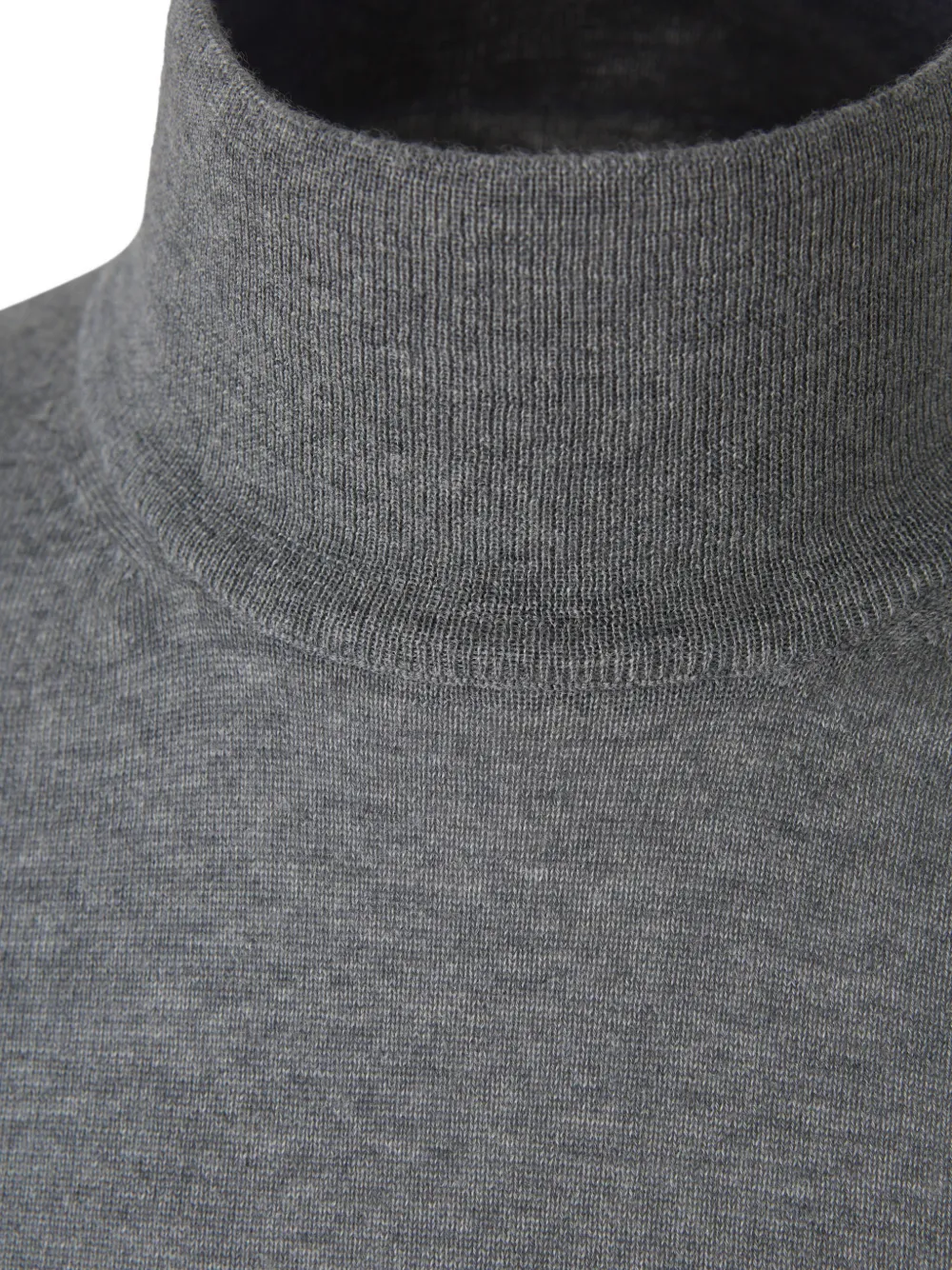 Canali wool high-neck sweater Grijs