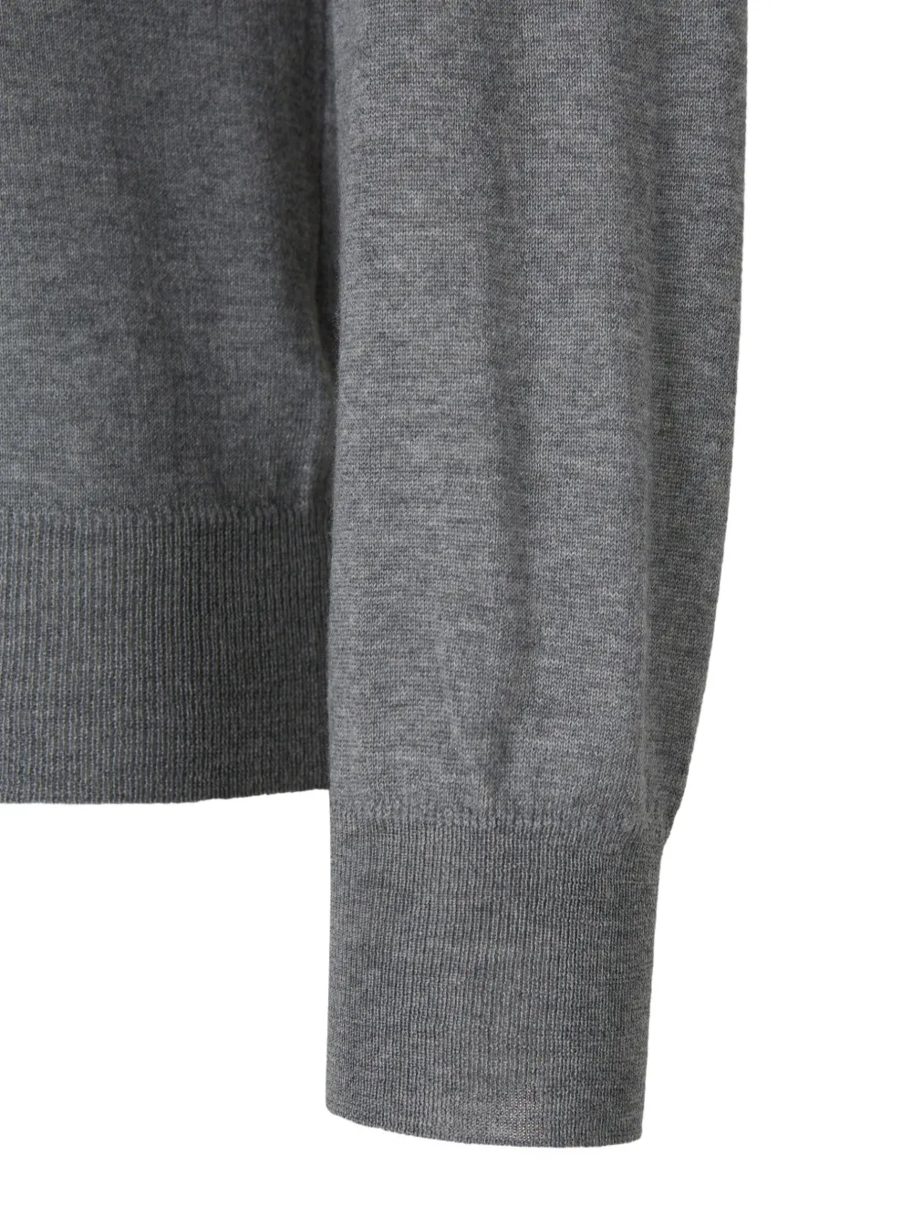 Canali wool high-neck sweater Grijs