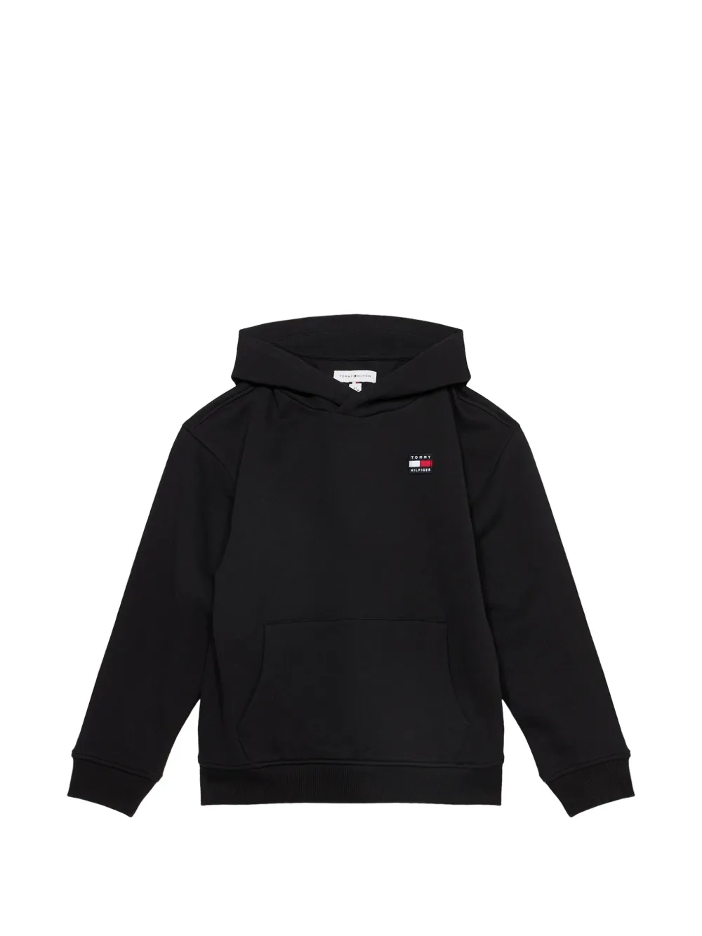 Tommy Hilfiger Junior Felpa con logo e cappuccio - Nero
