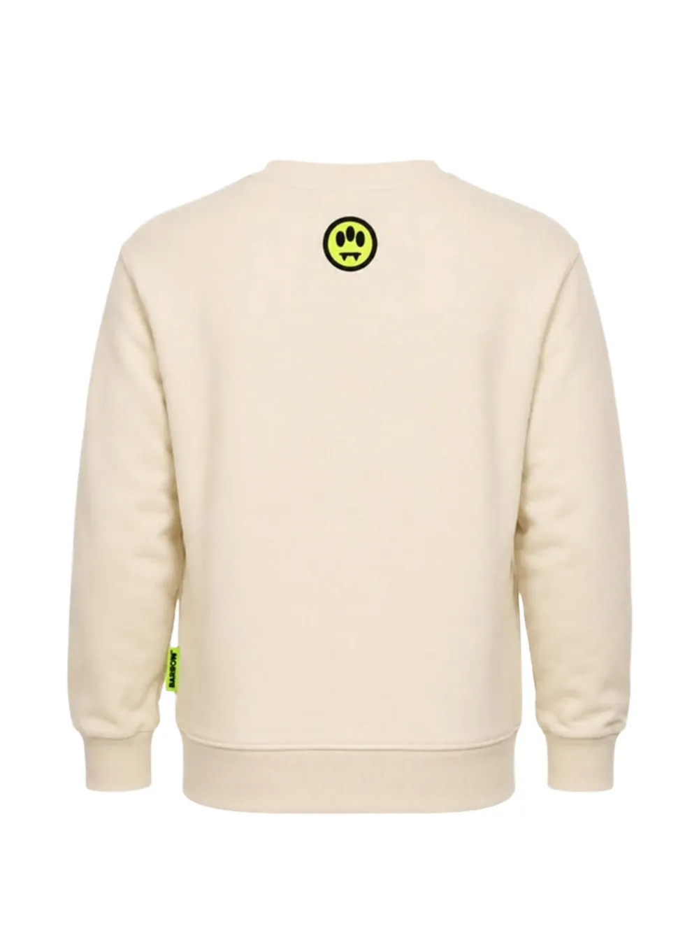 Barrow kids logo-print teddy-bear sweatshirt Wit
