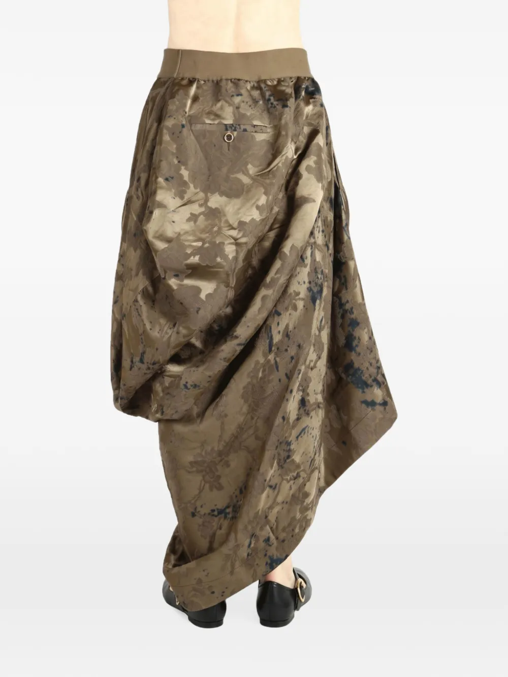 Uma Wang Asymmetrische rok Bruin