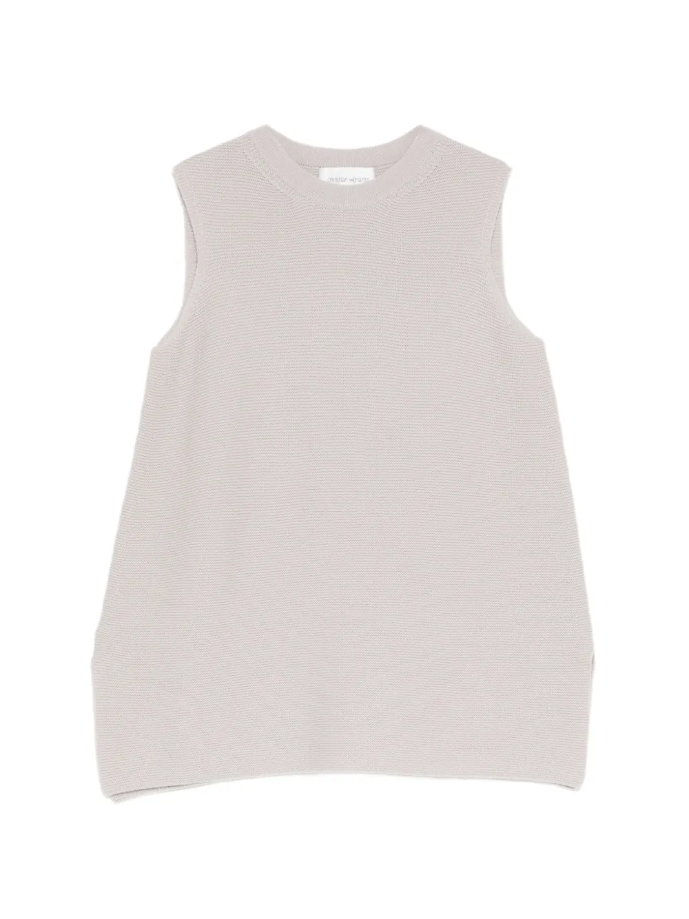Christian Wijnants fine-knit sleeveless top - Nude