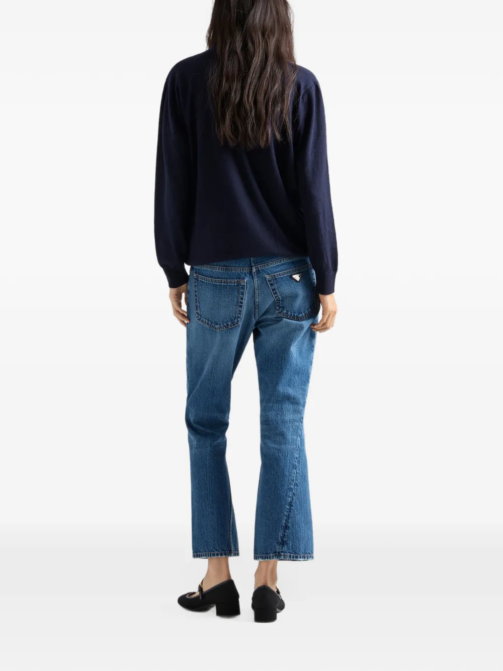 Prada cashmere cardigan Blauw