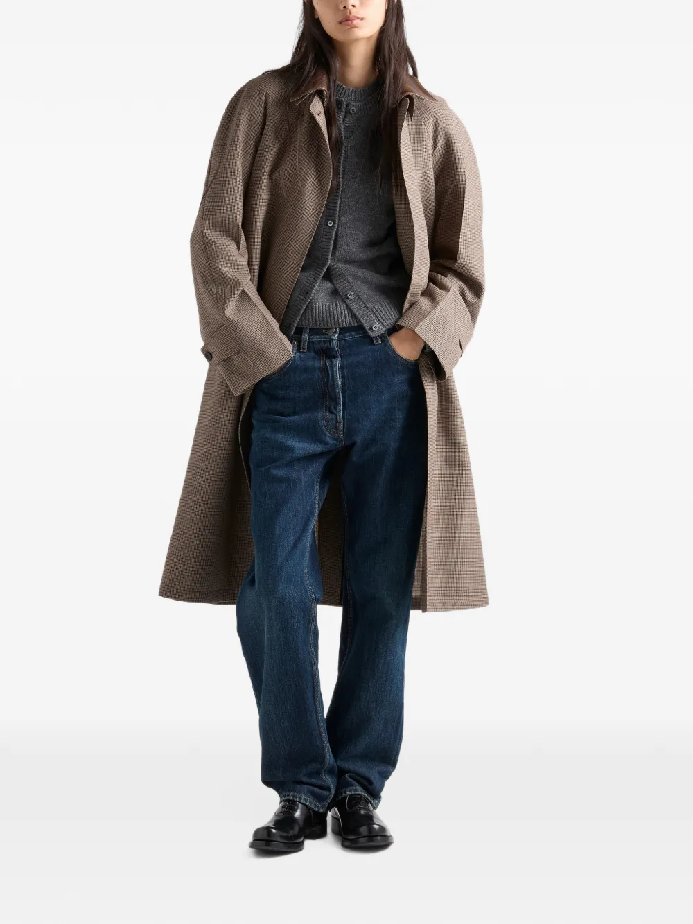 Prada cashmere cardigan Grijs