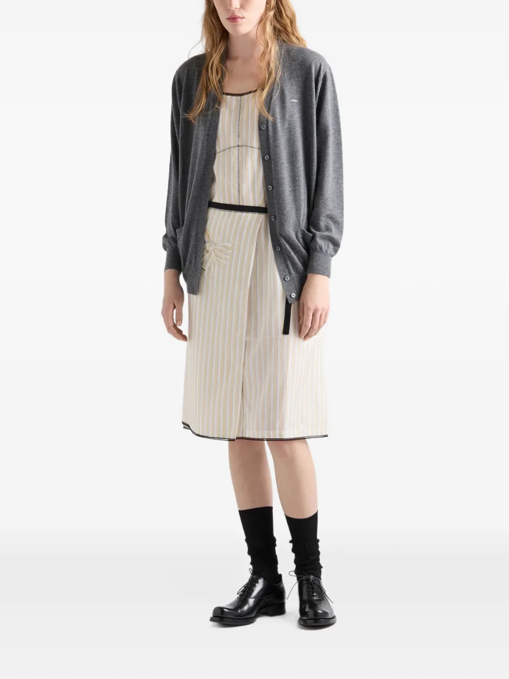 Prada cashmere cardigan Grijs