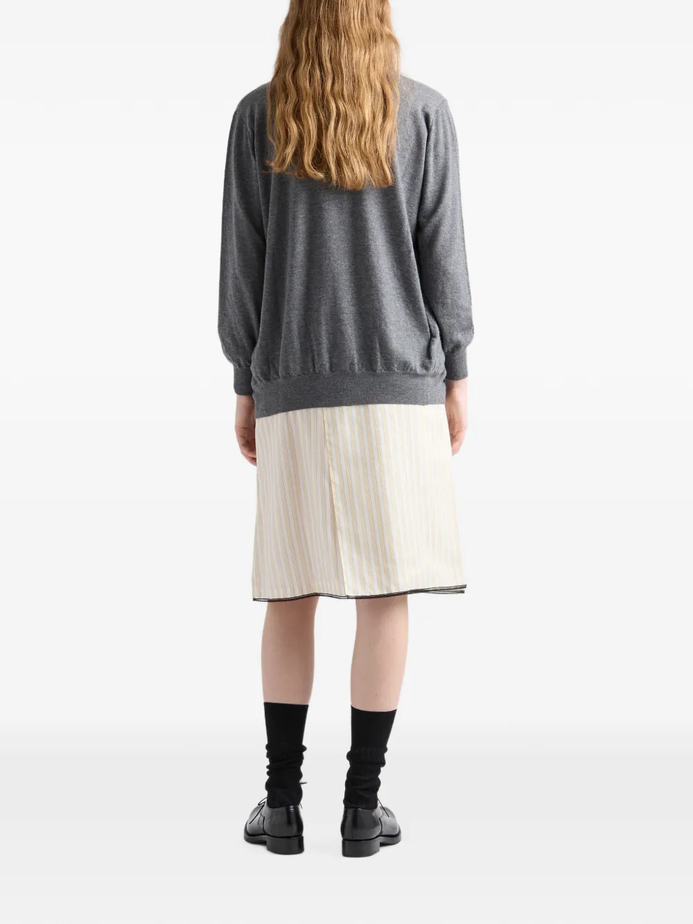 Prada cashmere cardigan Grijs