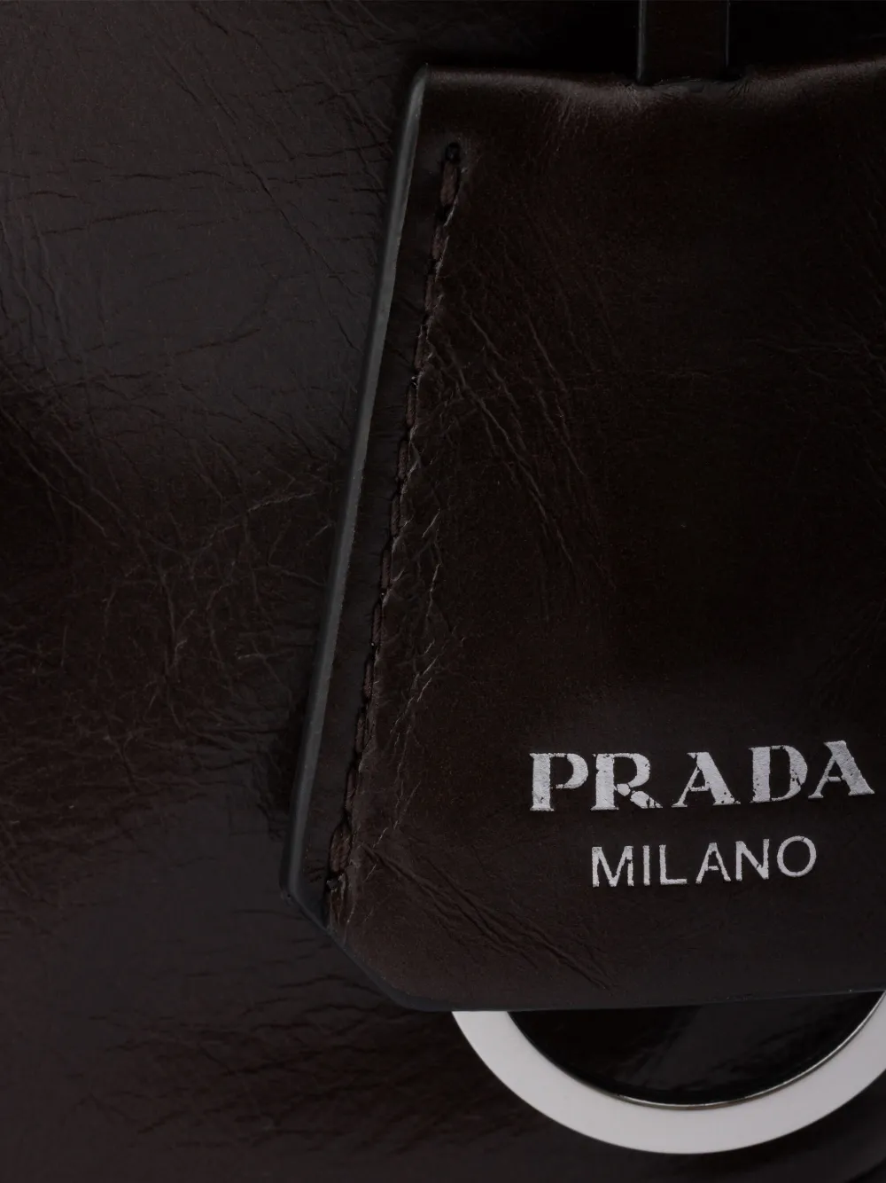 Prada Chérie leather mini-bag Bruin