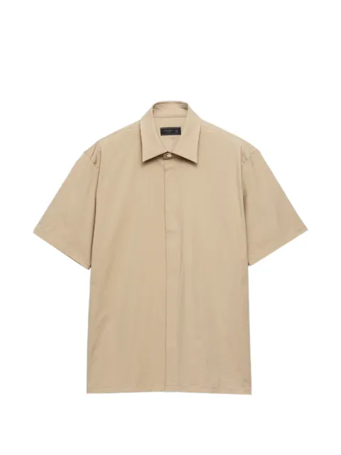 Prada short-sleeved stretch cotton shirt