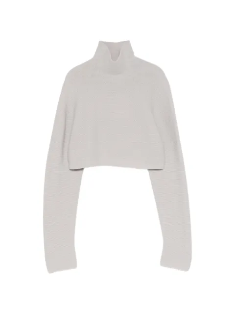 Christian Wijnants cropped high-neck sweater