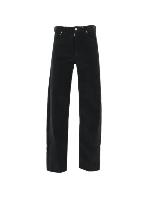 MM6 Maison Margiela overdyed moleskin trousers