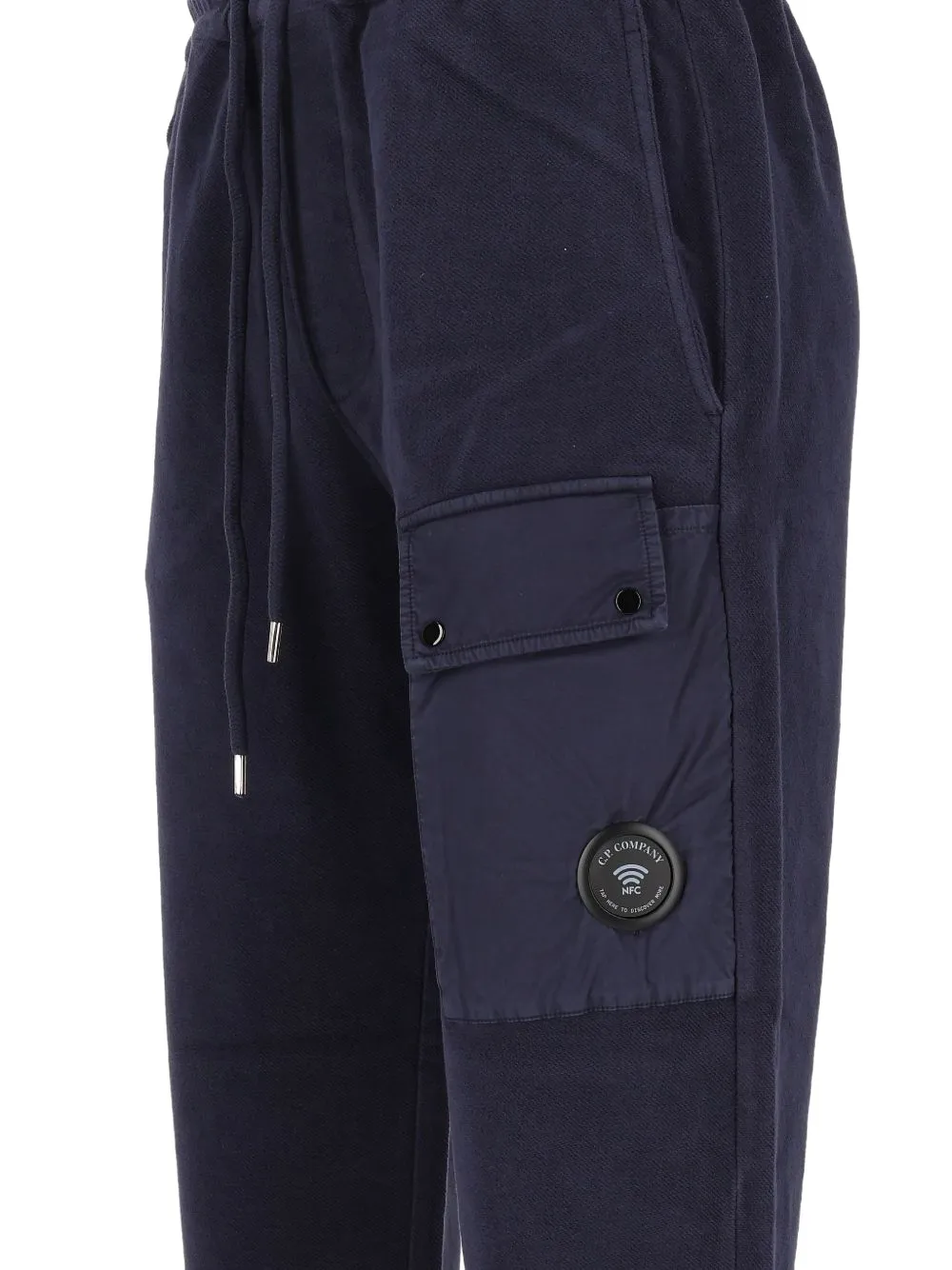 C.P. Company Lens-detail track pants Blauw