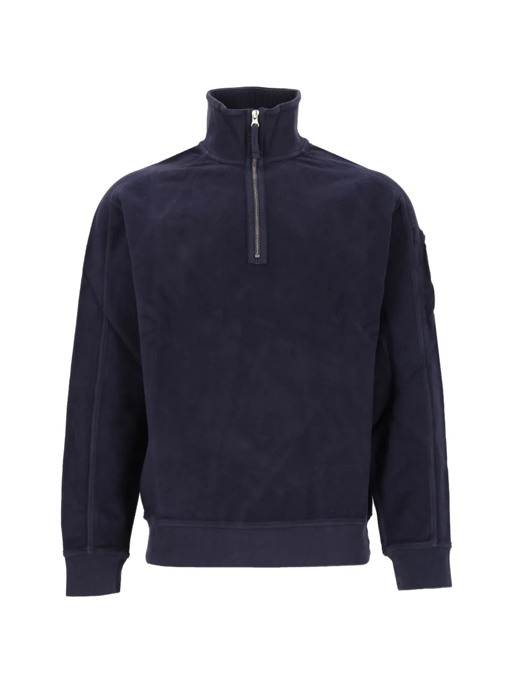 C.P. Company quarter-zip Lens-detail sweatshirt - Blu