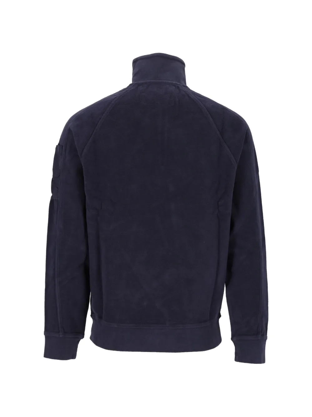 C.P. Company quarter-zip Lens-detail sweatshirt Blauw