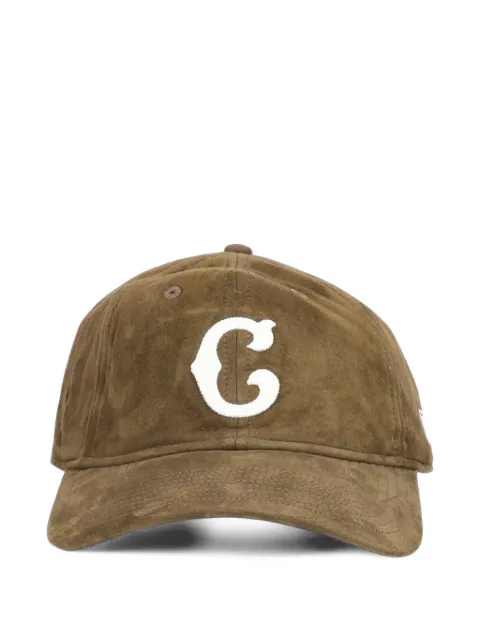 NEW ERA CAP 9TWENTY® logo-patch suede cap
