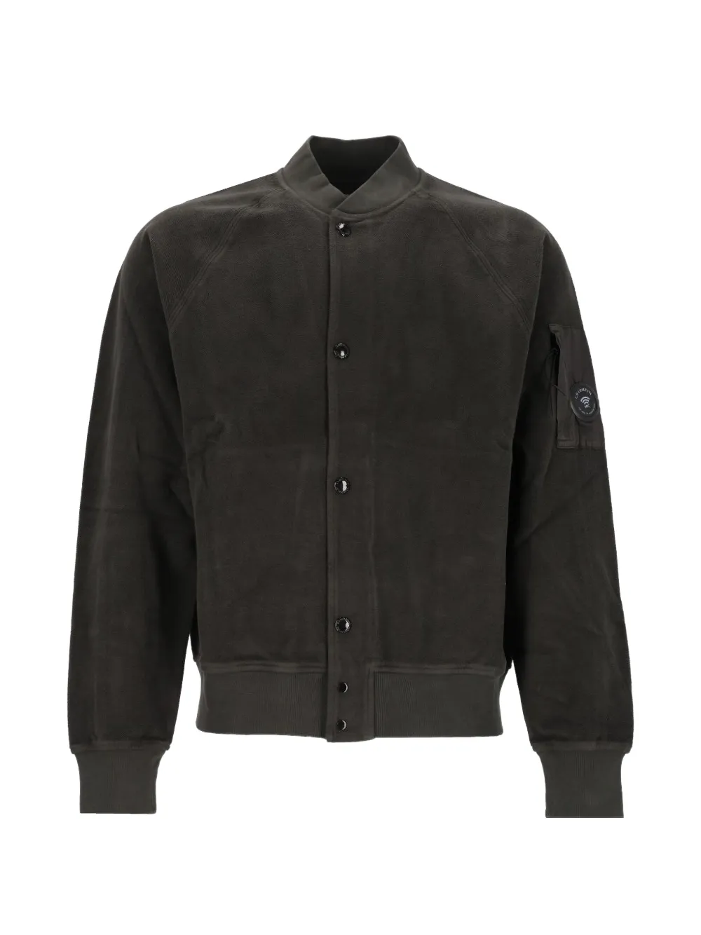 C.P. Company button-up Lens-detail bomber jacket - Grau